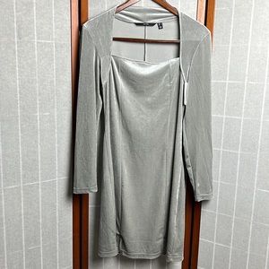 Vero Moda Square neck velvet mini dress size M